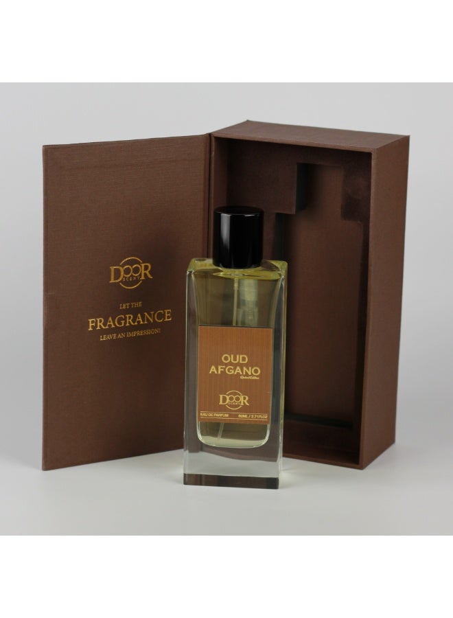 DOORSCENT عطر دورسنت عود أفغانو أو دو بارفان 80 مل للجنسين - عطر عود طويل الأمد في الإمارات - Image 1